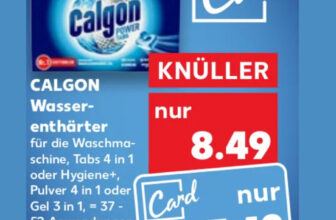 Kaufland – Calgon Wasserenthärter Tabs, Pulver oder Gel, ab 7,49 €
