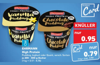 Kaufland – Ehrmann High Protein, Pudding, Joghurt oder Quark, ab 79 ct.