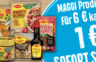 Maggi – 6€ kaufen, sofort 1€ sparen [bis 31.03.2024]