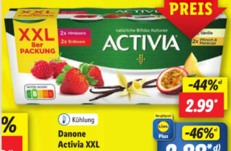 Lidl – Danone Activia XXL 8 x 115g, ab 2,88€ [bis 13.01]