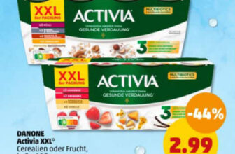 Penny – Danone Activia XXL, 8*115g, nur 2,99 € [bis 27.01]
