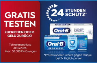[GZG] Oral-B Zahnpasta Gratis Testen