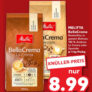 Kaufland – Melitta BellaCrema Speciale oder La Crema, Ganze Kaffeebohnen 1kg, ungemahlen, 8,99 €