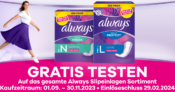 [GZG] Always Daily Slipeinlagen Gratis Testen